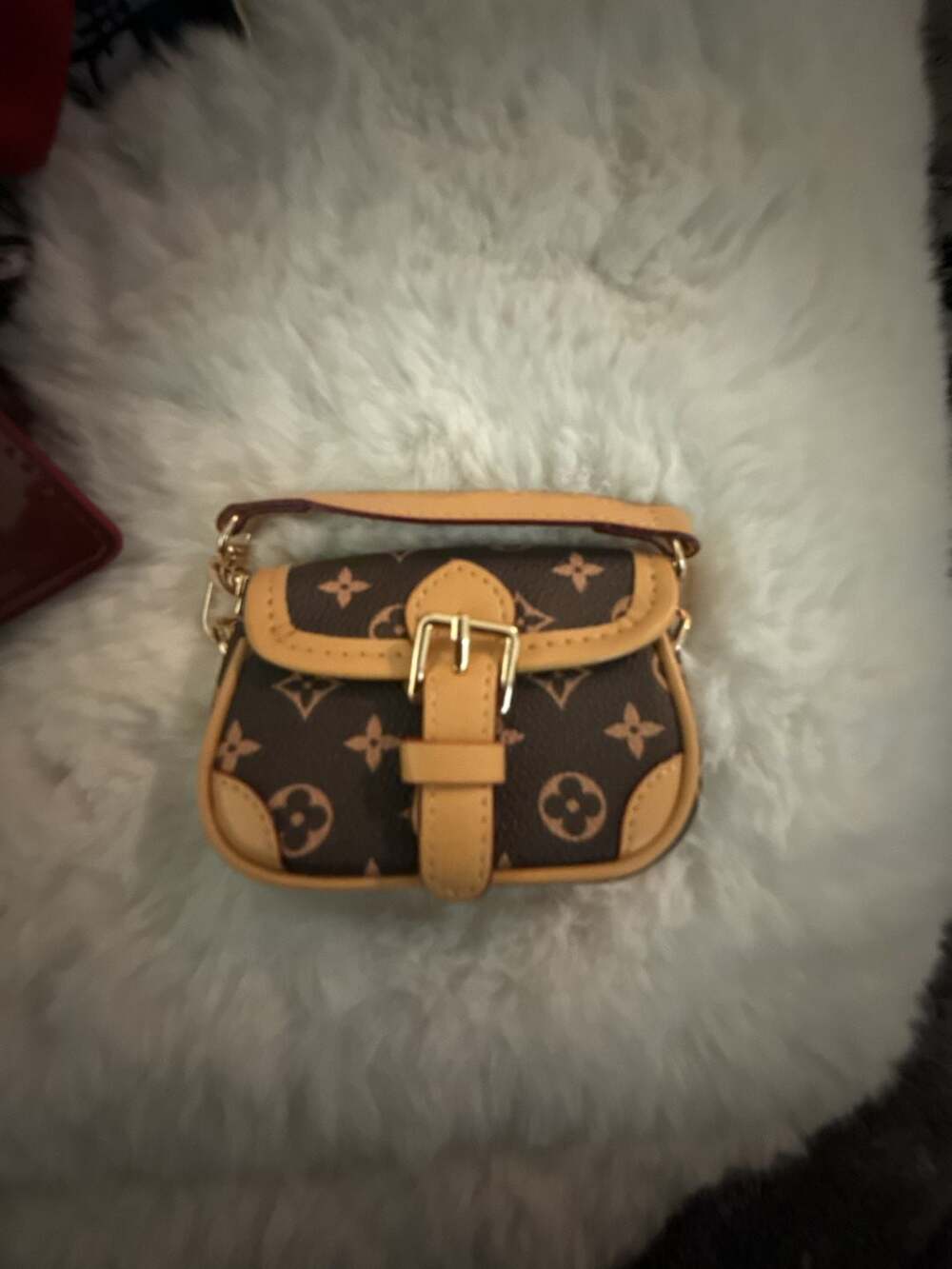 Brown and Tan Mini Pure/Bag real leather